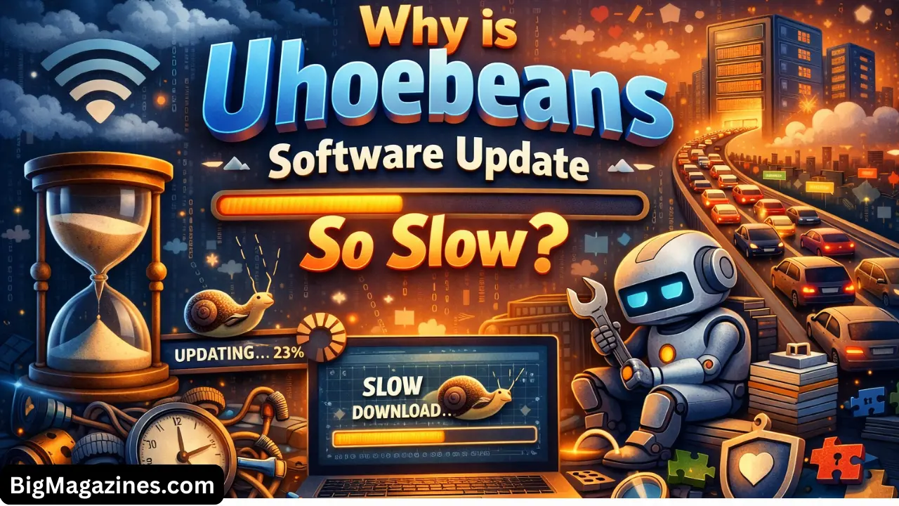 why is uhoebeans software update so slow
