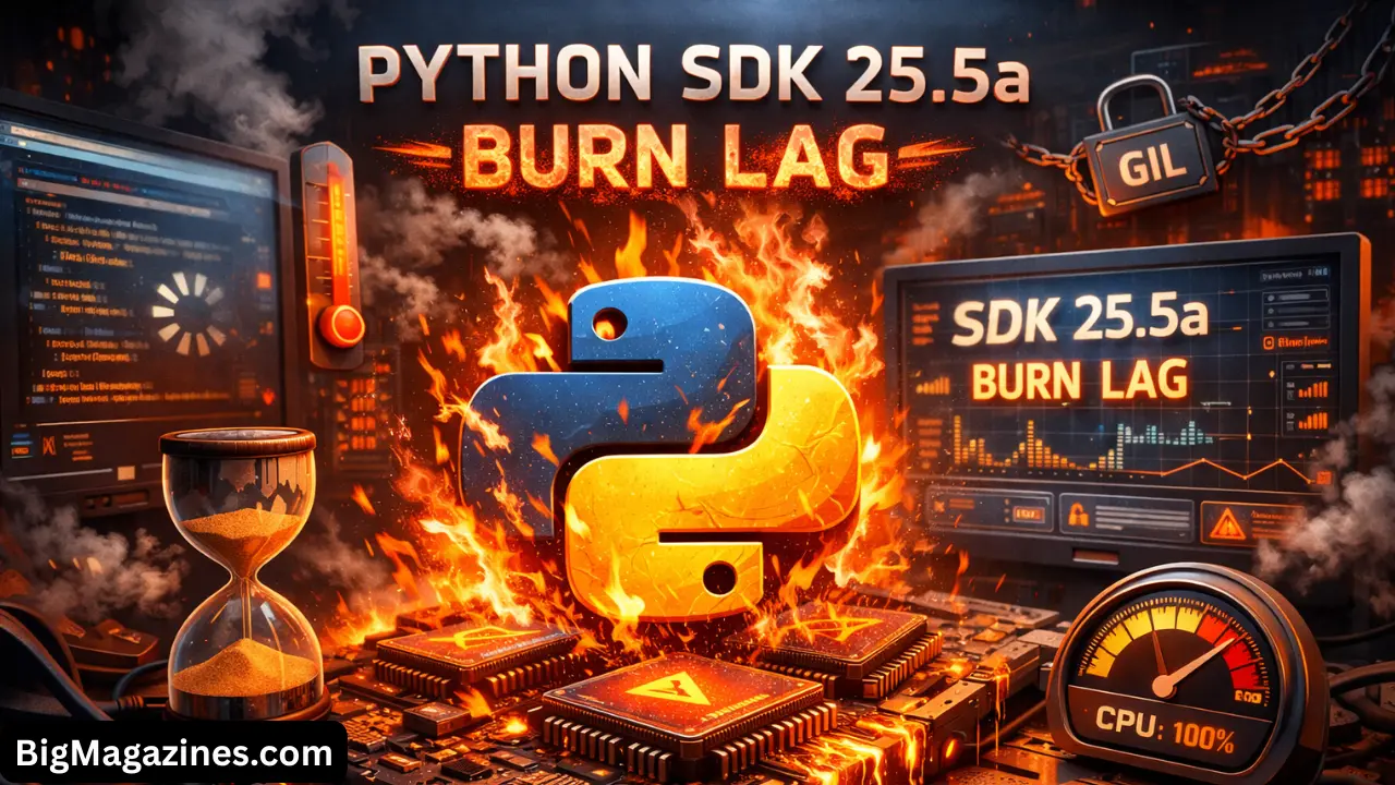 python sdk25.5a burn lag