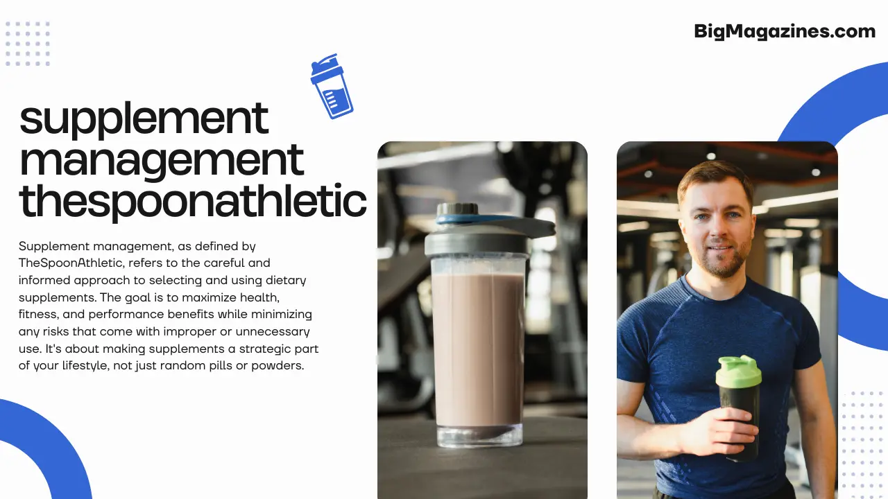 supplement management thespoonathletic