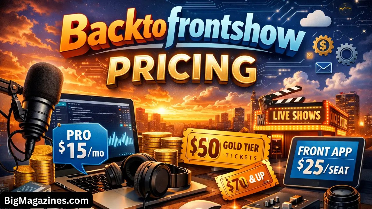 backtofrontshow pricing