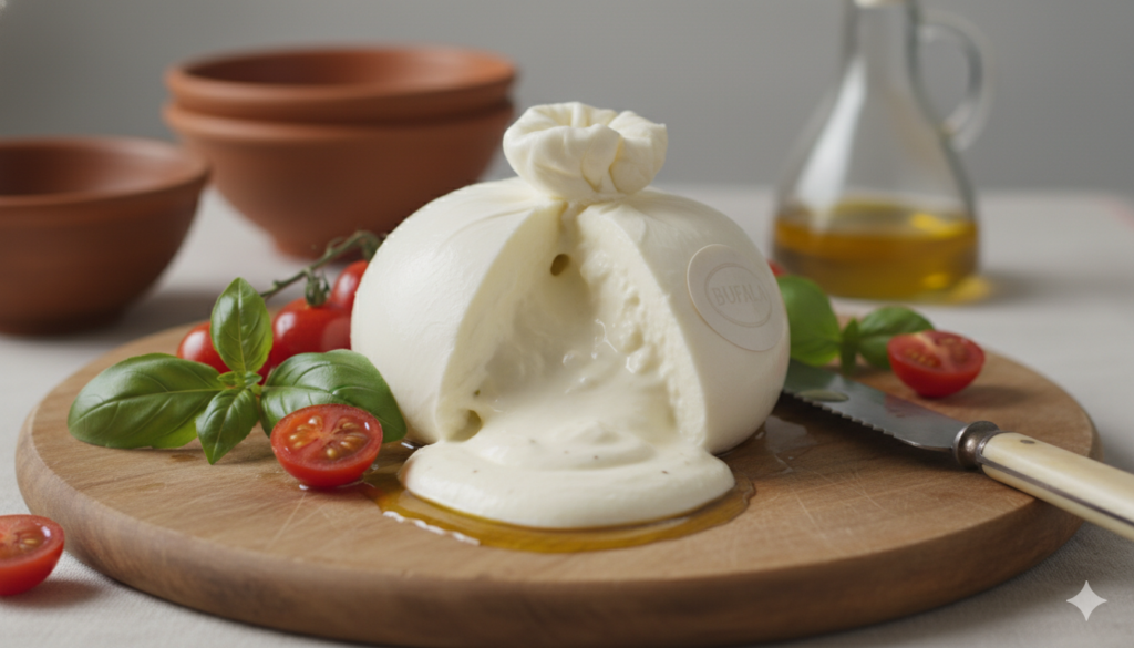 Buffalo burrata