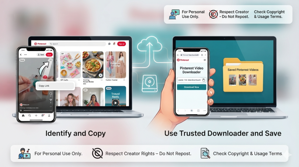 how to download pinterest reels